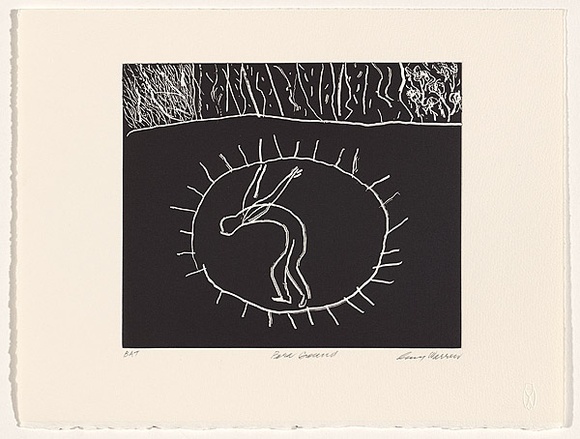 Artist: b'Warren, Guy.' | Title: b'Bora ground' | Date: 2006 | Technique: b'relief-etching, printed in black ink, from one plate'