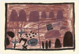 Artist: McKenzie, Queenie | Title: Rover Thomas story | Date: 1995 | Technique: lithograph, printed in colour, from multiple plates