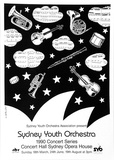 Artist: b'Stejskal, Josef Lada.' | Title: b'Sydney Youth Orchestra 1990 Concert Series. Concert Hall Sydney Opera House.' | Date: 1990 | Technique: b'offset-lithograph, printed in black ink, from one plate'