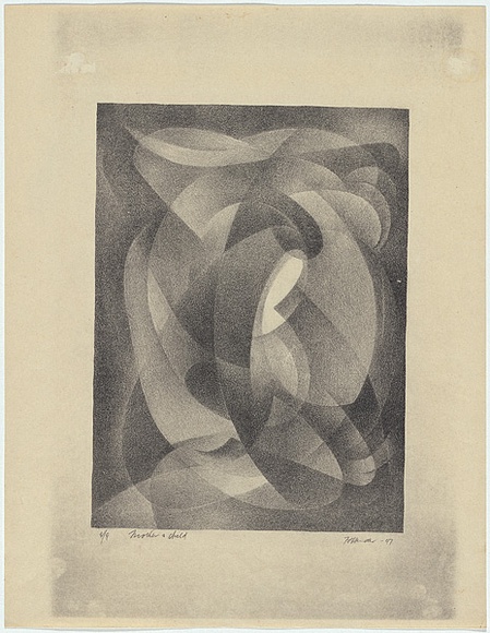 Artist: b'Hinder, Frank.' | Title: b'Mother and child' | Date: 1947 | Technique: b'lithograph, printed in black ink, from one stone'