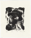 Artist: b'Lee, Graeme.' | Title: b'Man in a hat' | Date: 1996, September | Technique: b'lithograph, printed in black ink from one stone'