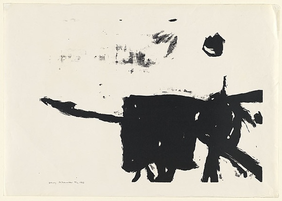 Artist: b'Salkauskas, Henry.' | Title: b'not titled' | Date: 1963 | Technique: b'linocut, printed in black ink, from one block' | Copyright: b'\xc2\xa9 Eva Kubbos'