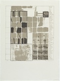 Artist: MADDOCK, Bea | Title: Situation A | Date: 1971 | Technique: lithograph, printed in black ink, from three zinc plates