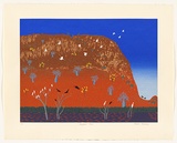 Artist: b'Newberry, Angela.' | Title: b'Elephant Rock.' | Date: 1995 | Technique: b'screenprint, printed in colour, from multiple stencils'