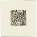 Artist: SCHMEISSER, Jorg | Title: 5. Relief etching | Date: 1984 | Technique: etching, printed in black ink, from one plate | Copyright: © Jörg Schmeisser