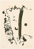 Artist: Olsen, John. | Title: Bird and frog. | Date: 1979 | Technique: lithograph, printed in colour, from two plates | Copyright: © John Olsen. Licensed by VISCOPY, Australia