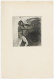 Artist: SELLBACH, Udo | Title: not titled | Date: 1989, 22 September | Technique: etching, printed in black ink with plate-tone, from  one copper plate