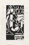 Artist: Grey-Smith, Guy | Title: (Figure 2) | Date: 1977 | Technique: woodcut