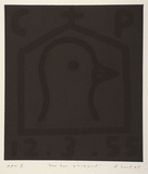 Artist: Band, David. | Title: Bye bye Blackbird | Date: 1995, September - October | Technique: aquatint, printed in black ink, from one plate