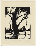Artist: Ward, Fred. | Title: Against the Light | Date: 1930 | Technique: linocut, printed in black ink, from one block