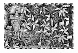 Artist: b'COLEING, Tony' | Title: b'Tahiti - Perle du Pacifique.' | Date: 1984 | Technique: b'etching and aquatint, printed in black ink, from one zinc plate'
