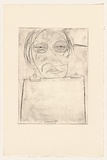 Title: Drawing 2 | Date: 1978 | Technique: drypoint, printed in black ink, from one perspex plate