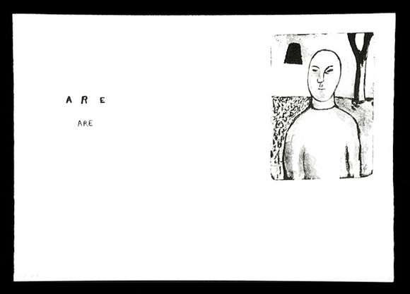 Artist: Boag, Yvonne. | Title: Are are. | Date: 1993 | Technique: lithograph, printed in black ink, from one plate | Copyright: © Yvonne Boag