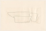 Title: b'Large dish and two bowls' | Date: 1982 | Technique: b'drypoint, printed in black ink, from one perspex plate'