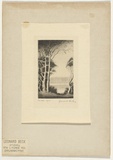 Artist: b'Beck, Leonard' | Title: b'The lake.' | Date: c.1930 | Technique: b'etching, printed in black ink, from one plate'
