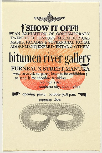 Artist: Tremblay, Theo. | Title: Show it off | Date: 1982 | Technique: letterpress and lithograph, printed in colour, from one plate and one stone
