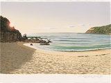 Artist: b'Rose, David.' | Title: b'Early morning, Bateau Bay' | Date: 1995 | Technique: b'screenprint, printed in colour, from multiple stencils'