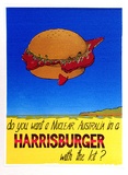 Artist: b'EARTHWORKS POSTER COLLECTIVE' | Title: b'Harrisburger.' | Date: 1979 | Technique: b'screenprint, printed in colour, from multiple stencils'