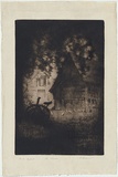 Artist: GRUNER, Elioth | Title: The barn. | Date: 1919 | Technique: drypoint, printed in dark brown ink with plate-tone, from one plate