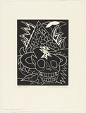 Artist: LEACH-JONES, Alun | Title: House of the Dead #1 | Date: 1983 | Technique: linocut, printed in black ink, from one block | Copyright: Courtesy of the artist