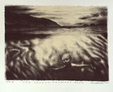 Artist: b'Winter, Cherie.' | Title: b'The second trumpet blew' | Date: 2001, 13 March | Technique: b'lithograph, printed in black ink, from one stone'