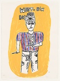 Title: Weetbix boy | Date: 2009 | Technique: screenprint, printed in colour, from four stencils