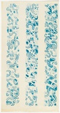 Artist: b'SELLBACH, Udo' | Title: b'(Road patterns)' | Date: (1960s) | Technique: b'lithograph, printed in blue ink, from one stone [or plate]'