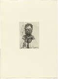 Artist: PARR, Mike | Title: Organon I | Date: 1987 | Technique: etching, printed in black ink, from one plate