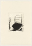 Title: b'White vase' | Date: 1985 | Technique: b'drypoint, printed in black ink, from one perspex plate'