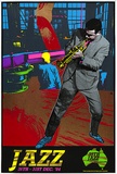 Artist: b'Cullen, Gregor.' | Title: b'Kiama jazz festival.' | Date: November 1984 | Technique: b'screenprint, printed in colour, from eight stencils'