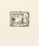 Artist: b'LEACH-JONES, Alun' | Title: b'The Welsh suite (#6)' | Date: October 1991 | Technique: b'etching, printed in black ink, from one plate' | Copyright: b'Courtesy of the artist'