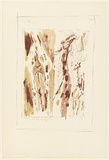 Artist: MACQUEEN, Mary | Title: Giraffe portrait | Date: 1978 | Technique: lithograph, printed in colour, from multiple plates | Copyright: Courtesy Paulette Calhoun, for the estate of Mary Macqueen