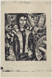 Artist: b'Adams, Tate.' | Title: b'Fisherman.' | Date: c.1955 | Technique: b'lithograph, printed in black ink, from one zinc plate'