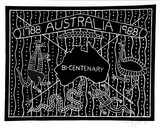 Artist: b'Campbell (Jnr.), Robert' | Title: b'Bicentenary' | Date: 1986 | Technique: b'linocut, printed in black ink, from one block' | Copyright: b'Courtesy of Rolsyn Oxley9 Gallery'