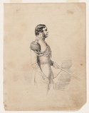 Artist: b'Nicholas, William.' | Title: b'The Governor (Sir Charles Augustus Fitzroy).' | Date: 1847 | Technique: b'pen-lithograph, printed in black ink, from one zinc plate'