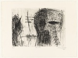 Artist: Cullen, Adam. | Title: Sad song | Date: 2001 | Technique: drypoint, printed in black ink, from one plate