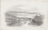 Artist: b'GILL, S.T.' | Title: b'Township of Keilor looking south.' | Date: 1855-56 | Technique: b'lithograph, printed in black ink, from one stone'