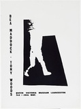 Artist: b'MADDOCK, Bea' | Title: b'Exhibition poster: Bea Maddock, Tony Woods (Queen Victoria Museum, Launceston 3rd-20th May)' | Date: 1968 | Technique: b'screenprint'