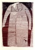 Artist: b'BOT, G.W.' | Title: b'The poet' | Date: 1996 | Technique: b'woodcut, printed in colour, from one block' | Copyright: b'\xc2\xa9 G.W. Bot'