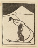 Artist: b'Beal, Ian.' | Title: b'Man on skis.' | Date: c.1932