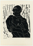 Artist: b'SELLBACH, Udo' | Title: b'not titled.' | Date: 1985 | Technique: b'linocut'