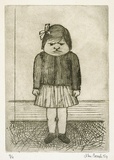 Artist: b'Brack, John.' | Title: b'Third daughter.' | Date: 1954 | Technique: b'drypoint, printed in black ink with plate-tone, from one copper plate' | Copyright: b'\xc2\xa9 Helen Brack'