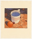 Artist: b'Storrier, Tim.' | Title: b'Still life with cherries' | Date: 1976 | Copyright: b'\xc2\xa9 Tim Storrier'