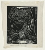 Artist: b'Rosenstengel, Paula.' | Title: b'Capel-y-ffin Dingle' | Date: c.1940 | Technique: b'wood-engraving, printed in black ink, from one block'