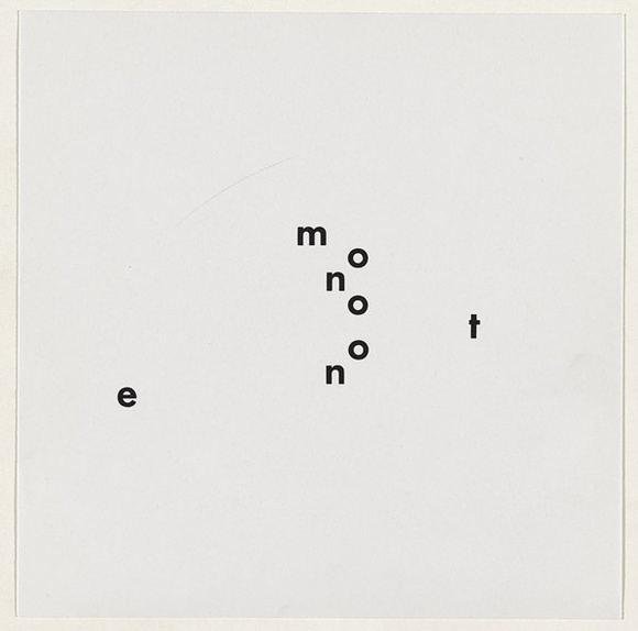 Artist: b'SELENITSCH, Alex' | Title: b'Monotone.' | Date: 1970