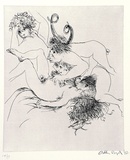 Artist: BOYD, Arthur | Title: Dream of an intelligent woman. | Date: 1971 | Technique: etching