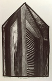 Artist: b'Donaldson, Kim.' | Title: b'The wardrobe' | Date: 1986 | Technique: b'lithograph, printed in black ink, from one stone' | Copyright: b'\xc2\xa9 Kim Donaldson. Licensed by VISCOPY, Australia'