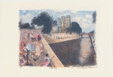 Artist: b'Robinson, William.' | Title: b'Petit Pont' | Date: 2006 | Technique: b'lithograph, printed in colour, from multiple stones'