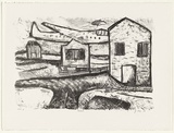 Artist: b'Boag, Yvonne.' | Title: b'Newtown' | Date: 1986 | Technique: b'lithograph, printed in black ink, from one stone' | Copyright: b'\xc2\xa9 Yvonne Boag'