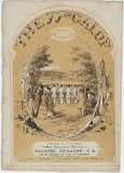 Artist: GILL, S.T. | Title: Sheet music cover: The 77th galop. | Date: 1858 | Technique: lithograph, printed in colour, from two stones
